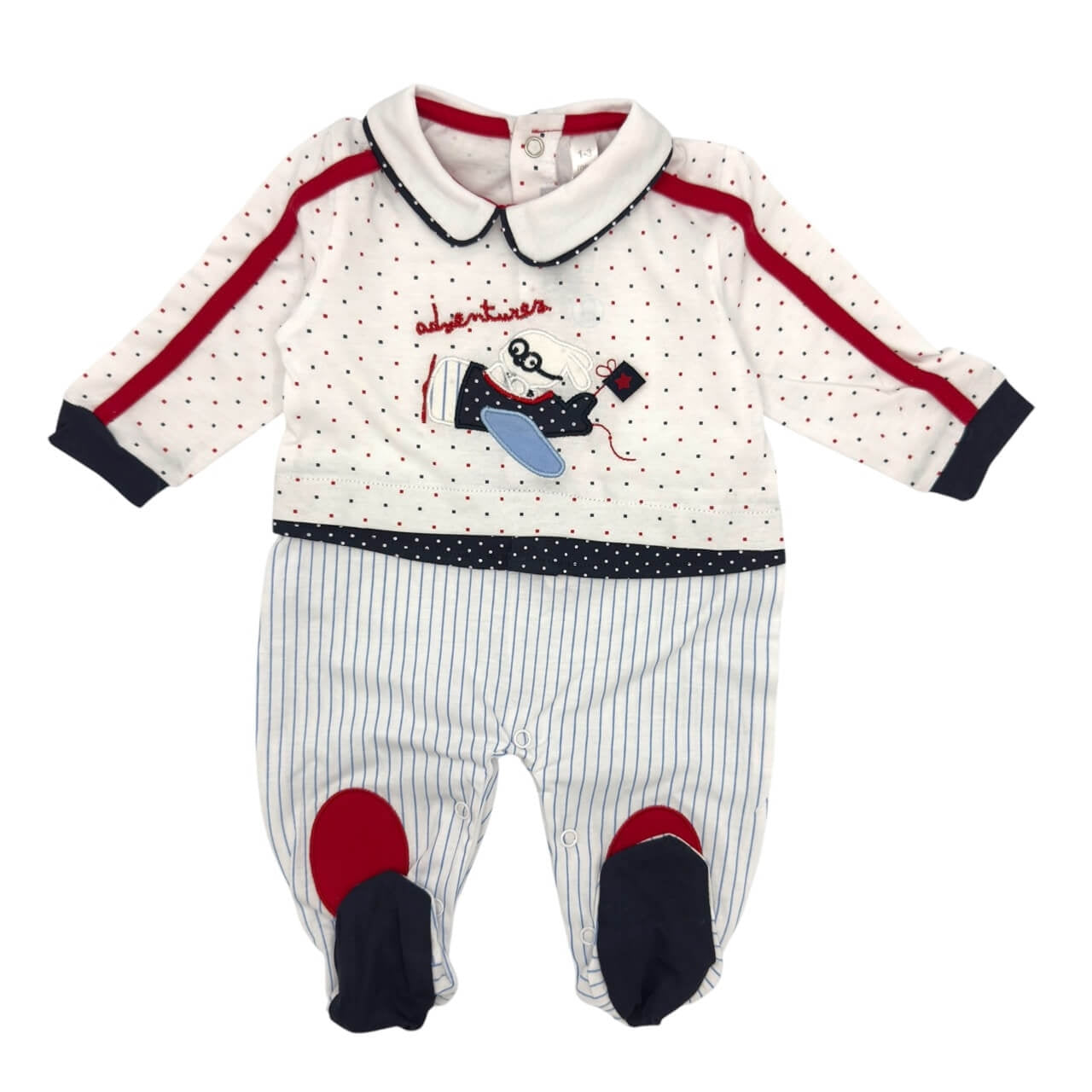 Bidibimbo-Strampler aus Baumwolle