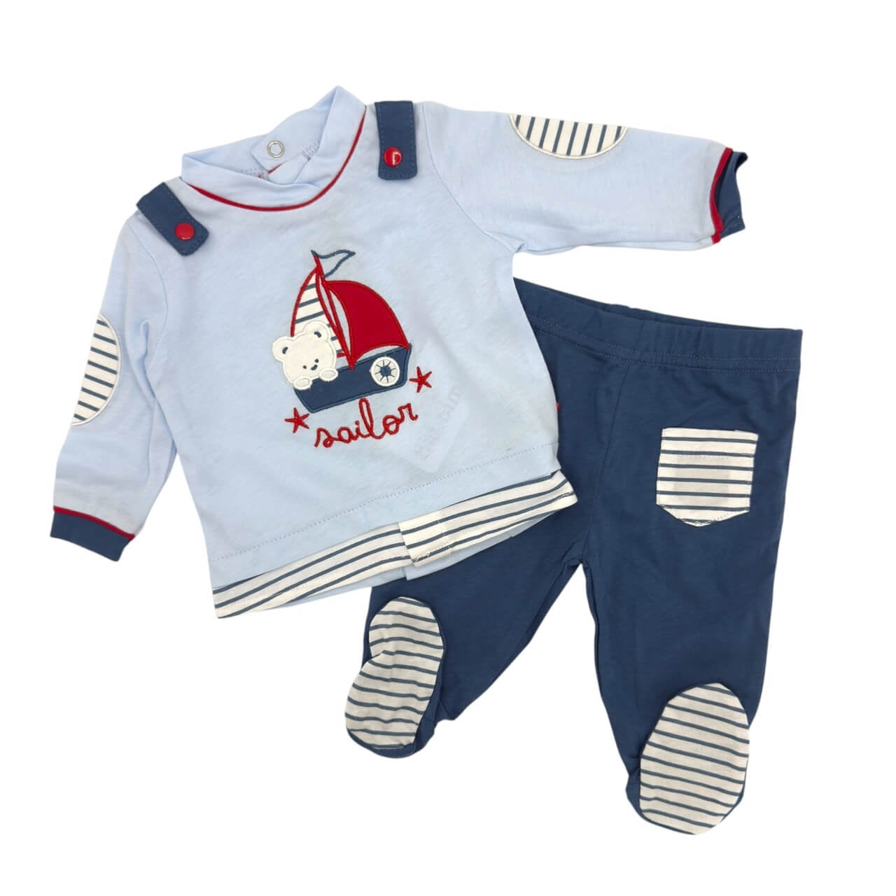 Bidibimbo-Strampler aus Baumwolle