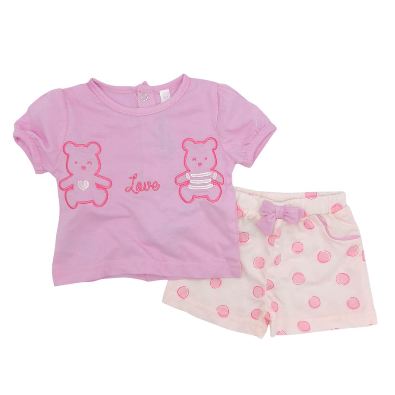 Baby-Outfit für Mädchen, 100 % Baumwolle