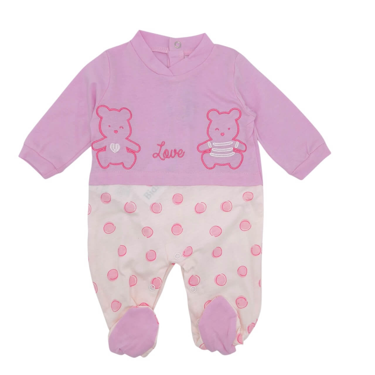 Bidibimbo-Strampler aus Baumwolle