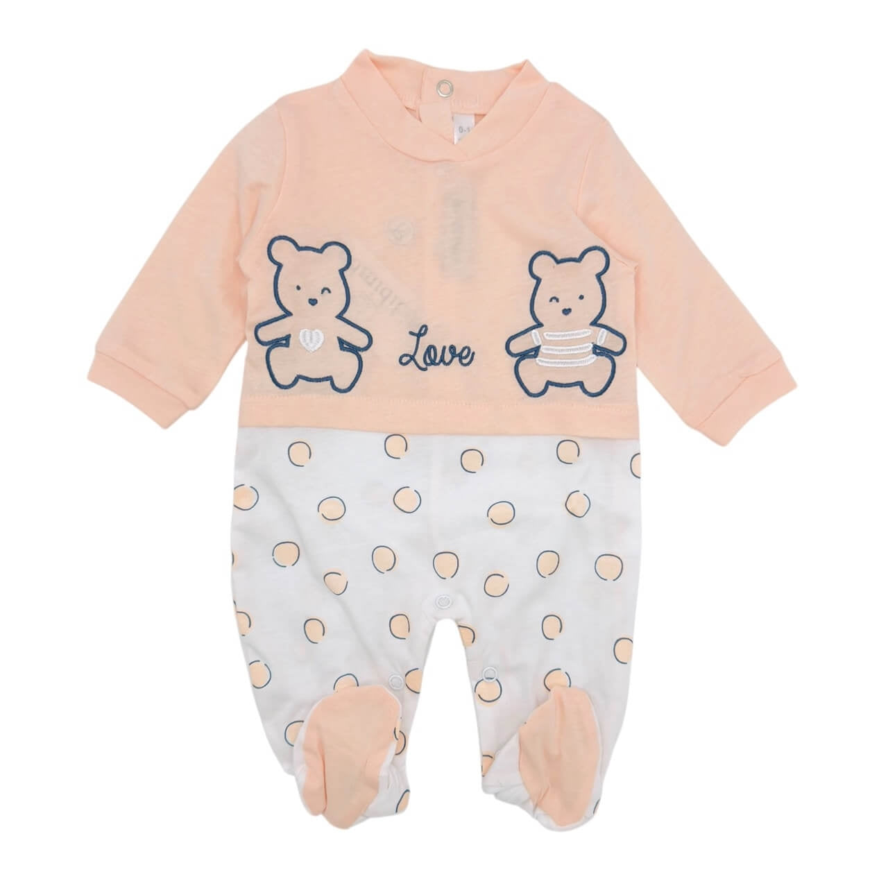 Bidibimbo-Strampler aus Baumwolle