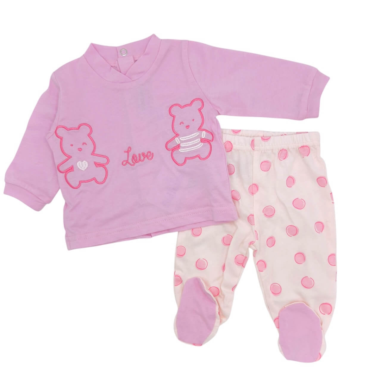 Bidibimbo-Strampler aus Baumwolle