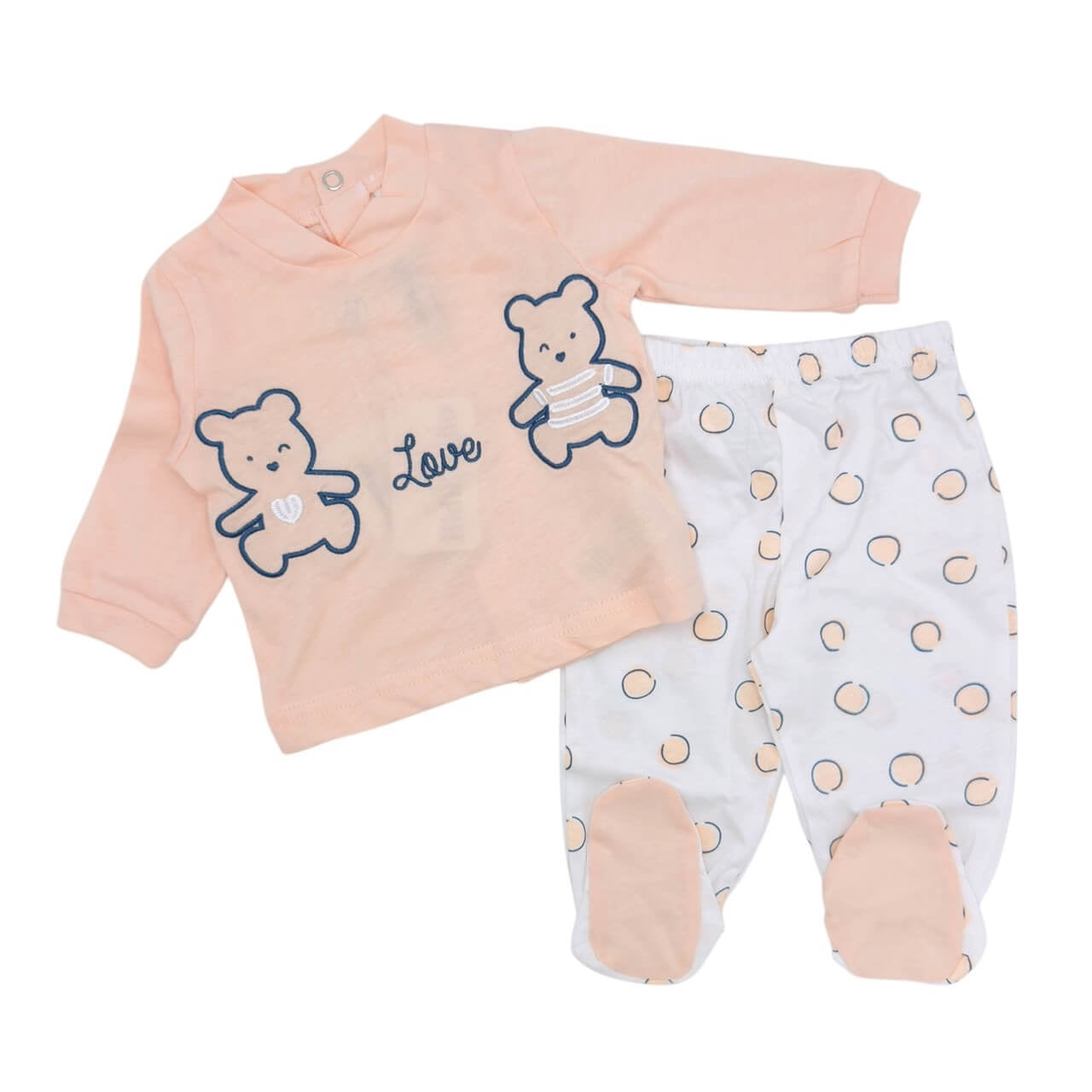 Bidibimbo-Strampler aus Baumwolle