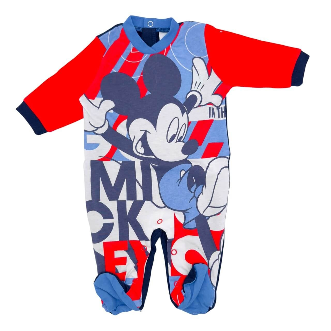 Disney Mickey Mouse Einteiler aus 100 % Baumwolle