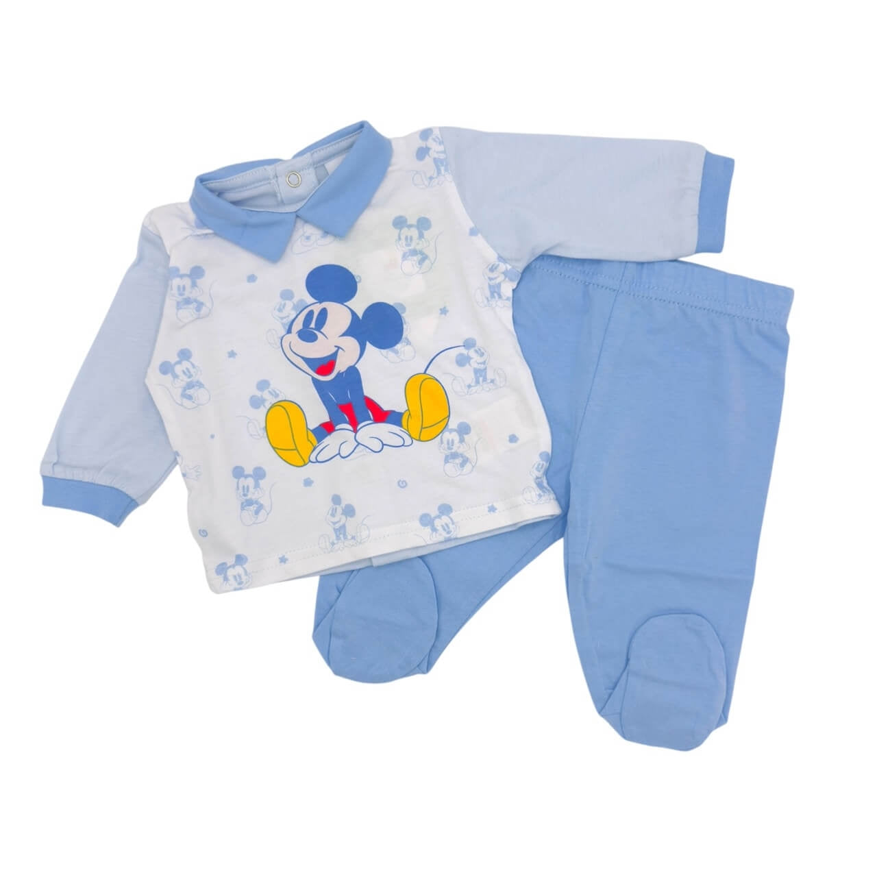 Disney Mickey Mouse Einteiler aus 100 % Baumwolle