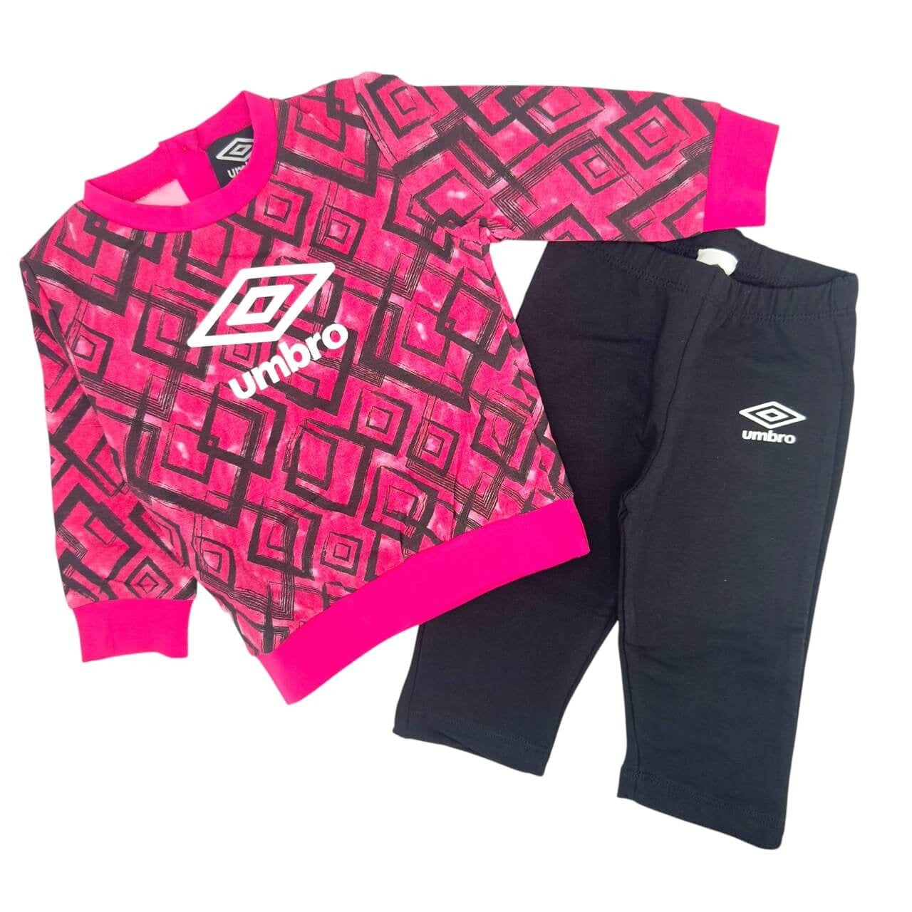 Umbro Baumwoll-Trainingsanzug Baby Mädchen