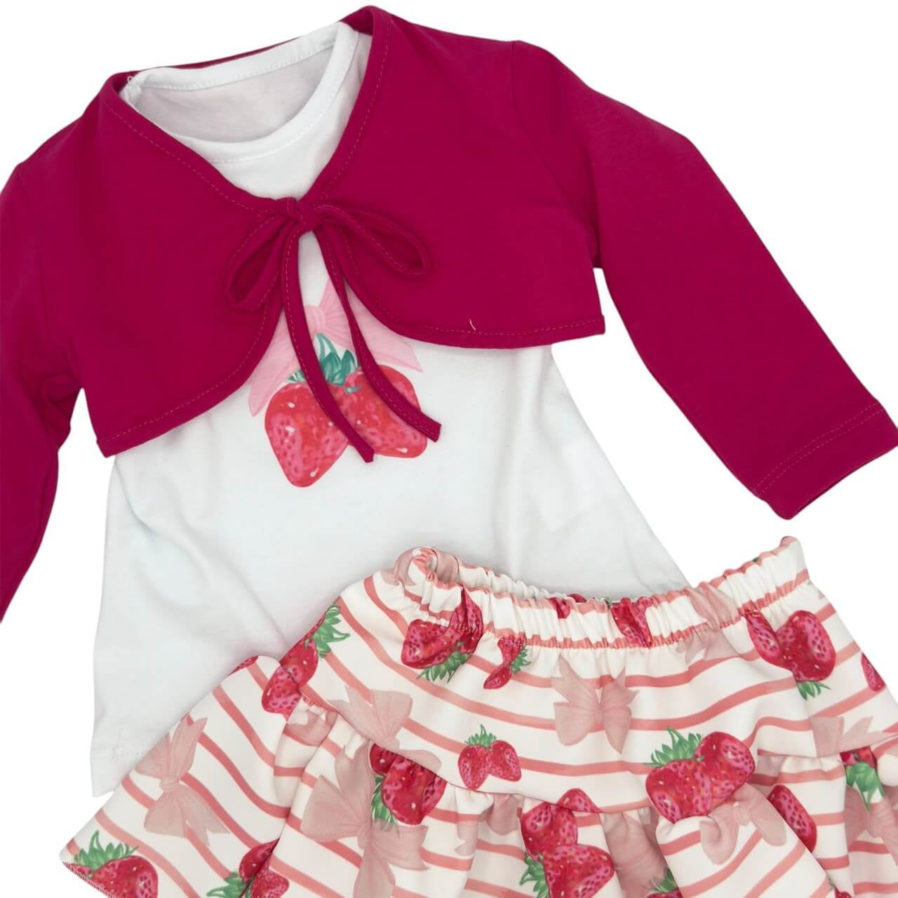 3-teiliges Baumwoll-Baby-Mädchen-Set