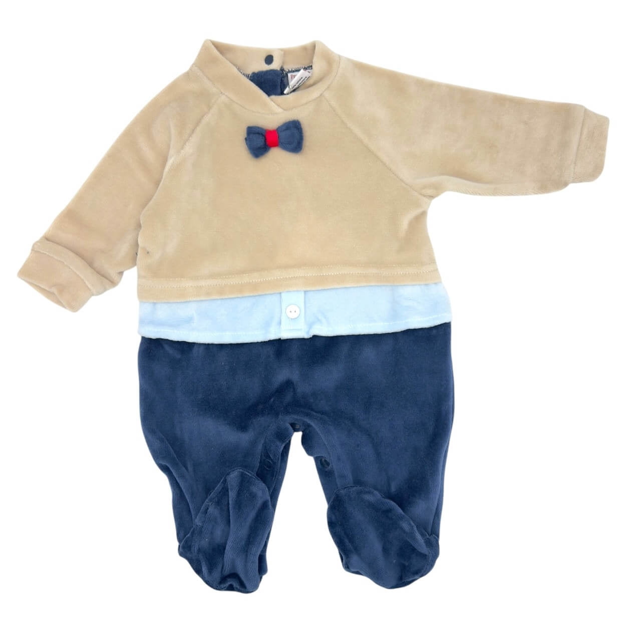 Preziosini Chenille-Strampelanzug