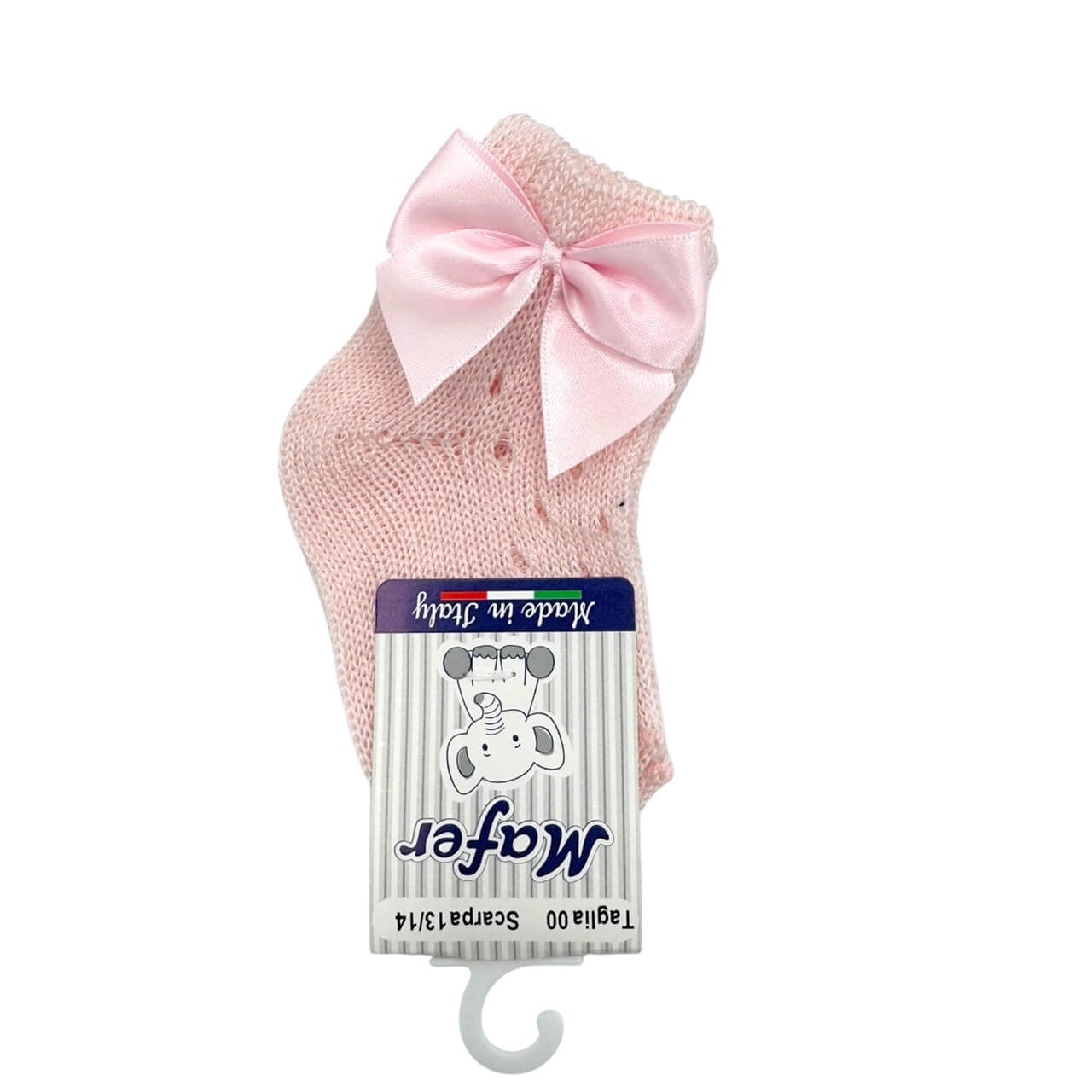 Baumwollsocke mit Schleife