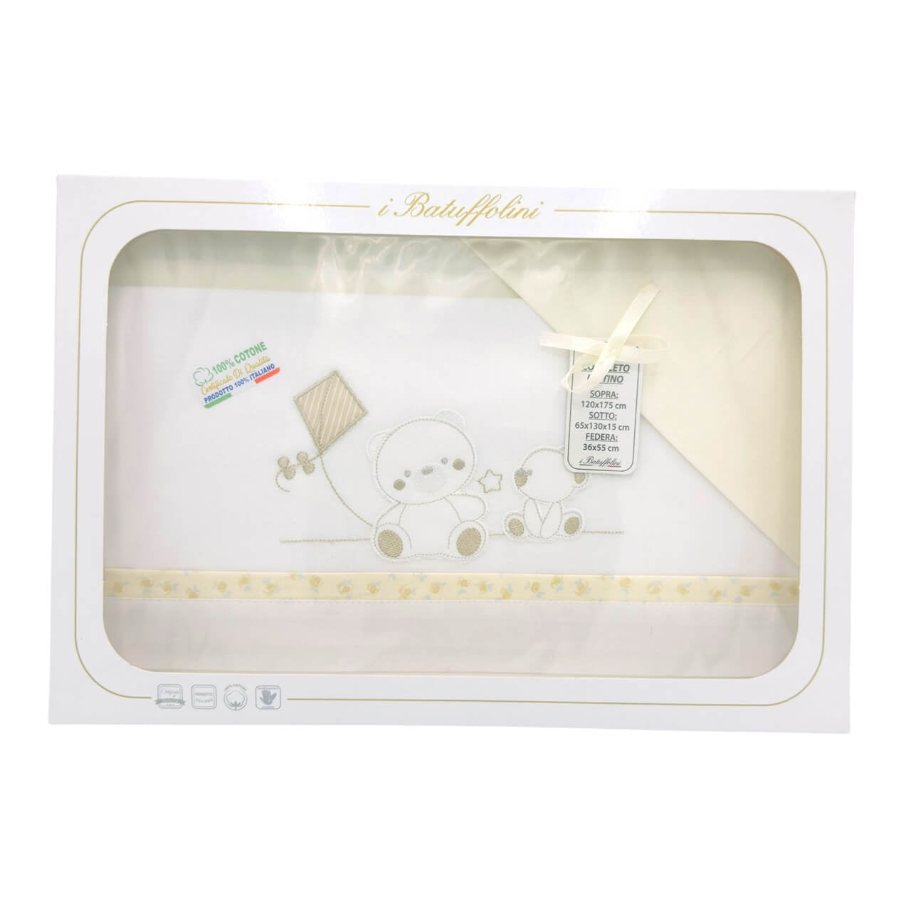 Komplettes Wiegen-/Kinderbett-Set, 100 % Baumwolle