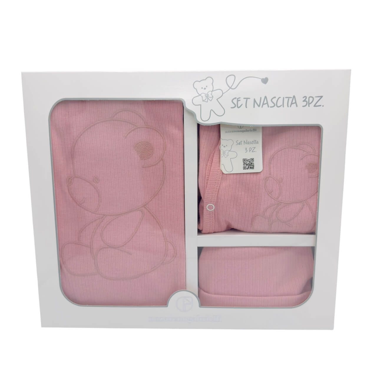 3-teiliges Set aus Nazareno Gabrielli-Baumwolle