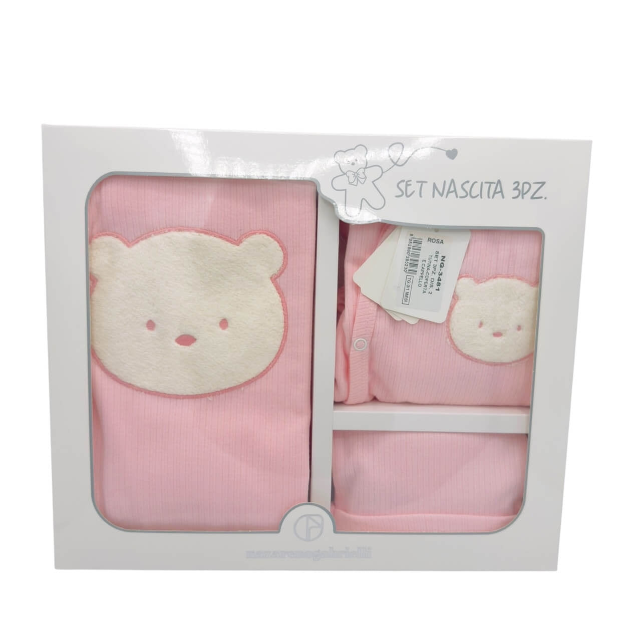 3-teiliges Set aus Nazareno Gabrielli-Baumwolle