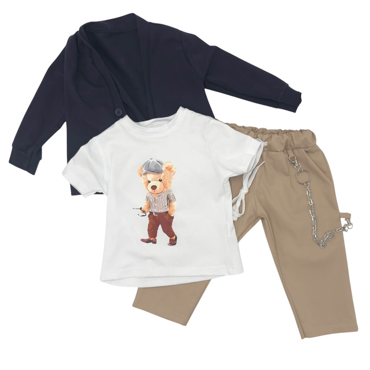 3-teiliges Babyset aus Baumwolle