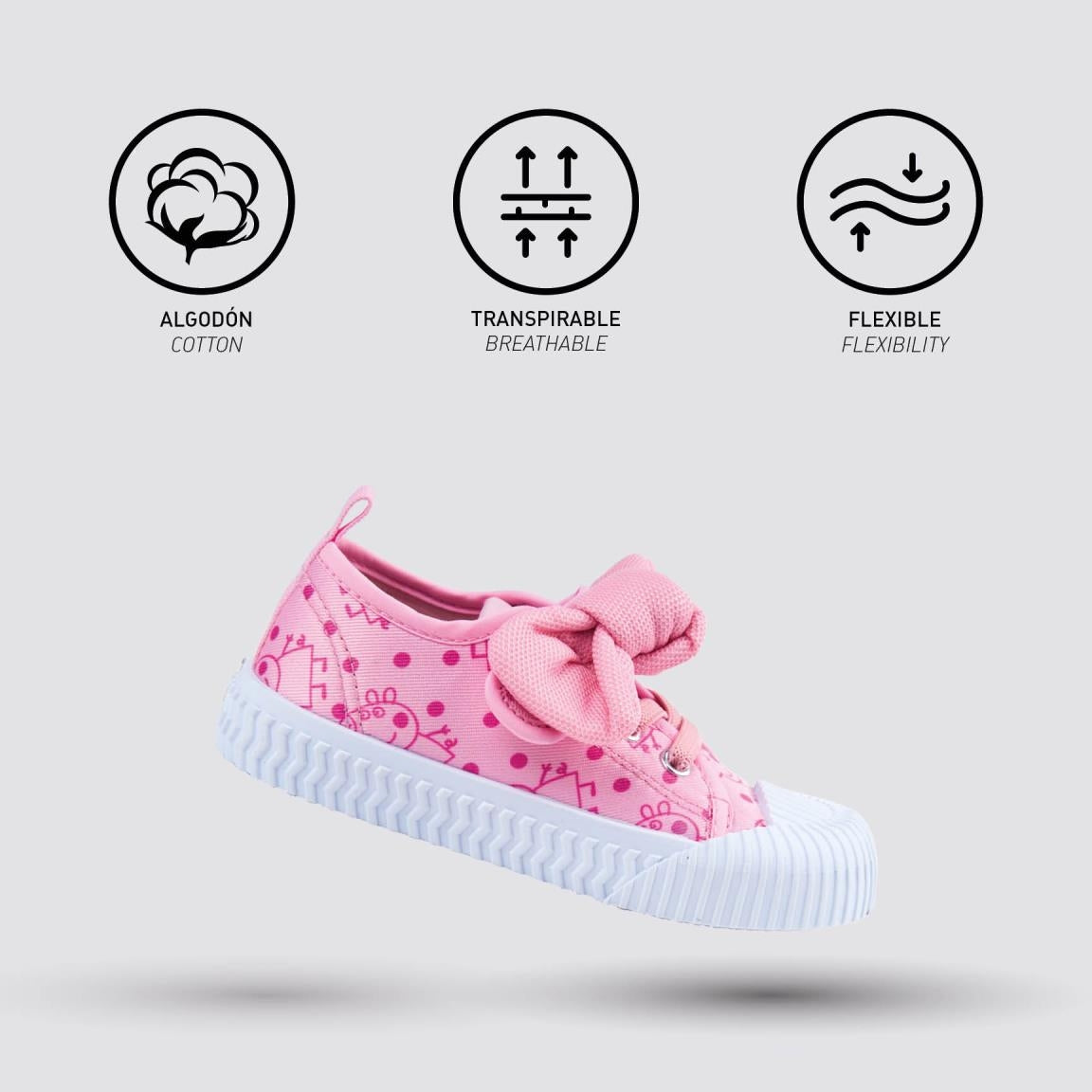 Peppa Pig – Ballerinas aus Canvas