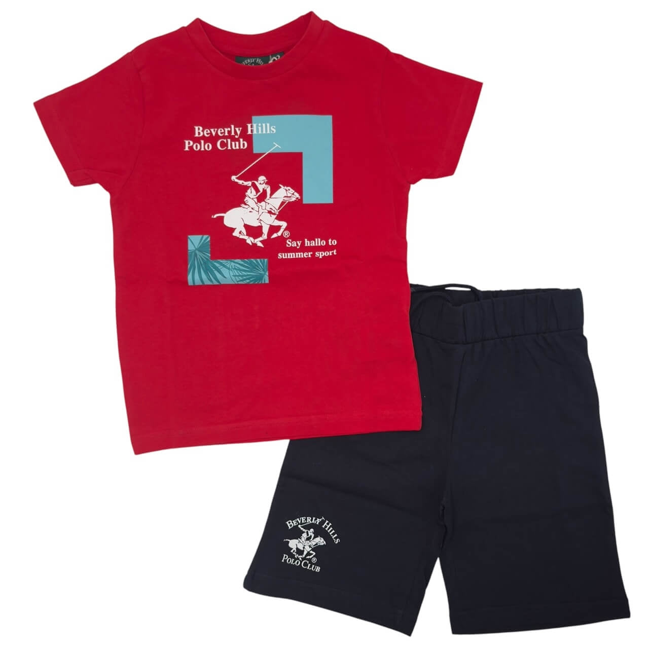 Beverly Hills Kinder-Poloshirt-Set
