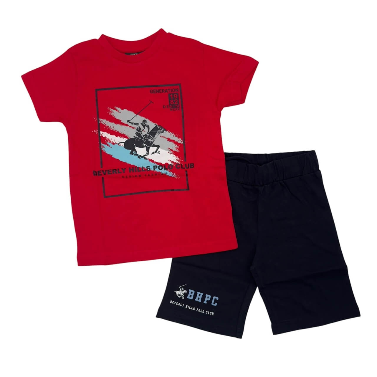 Beverly Hills Kinder-Poloshirt-Set