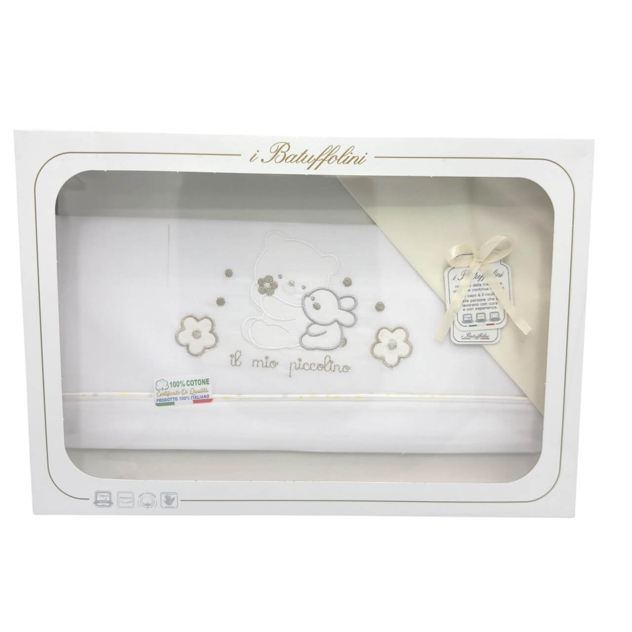 Batuffolini Kinderwagen-Set aus 100 % Baumwolle