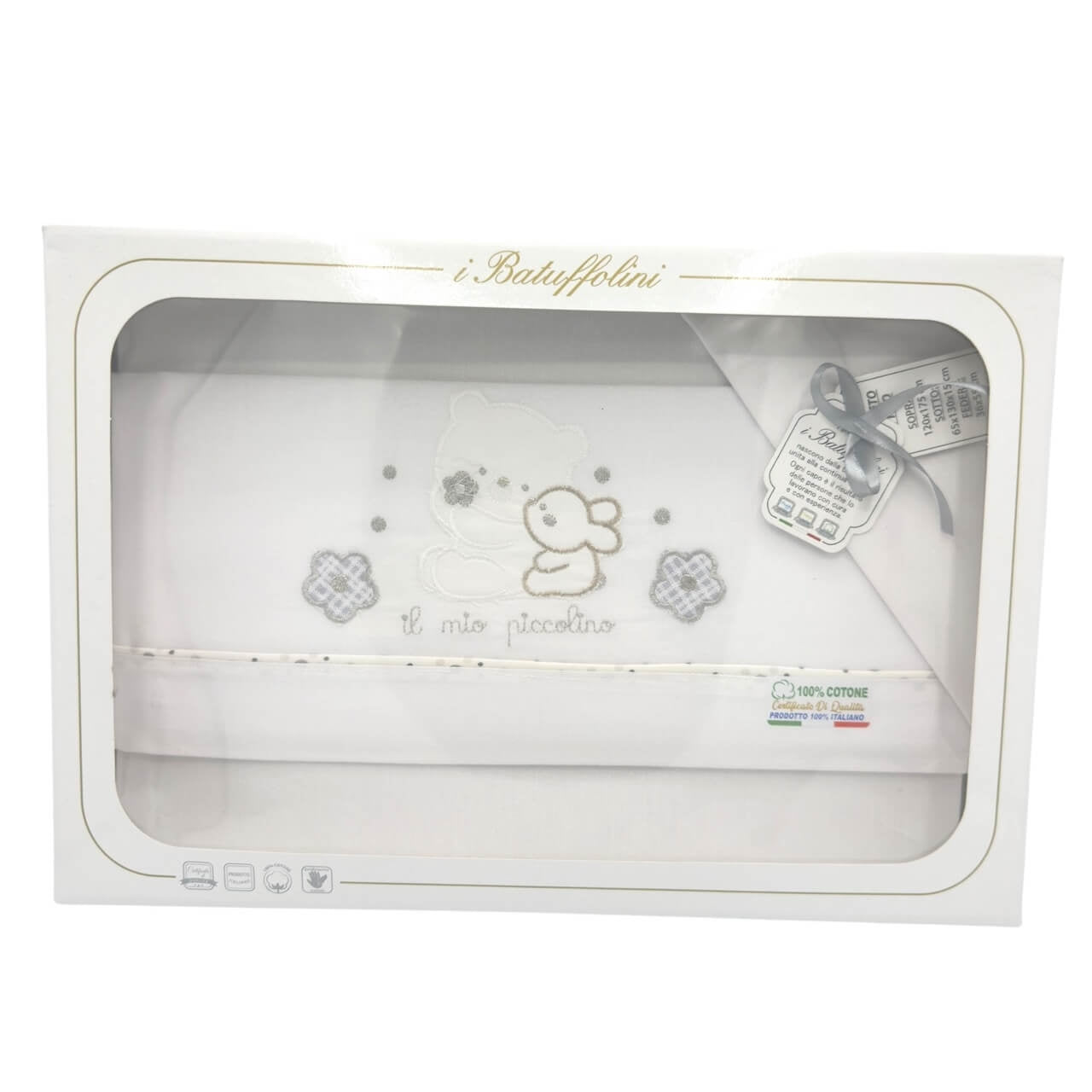 Batuffolini Kinderwagen-Set aus 100 % Baumwolle