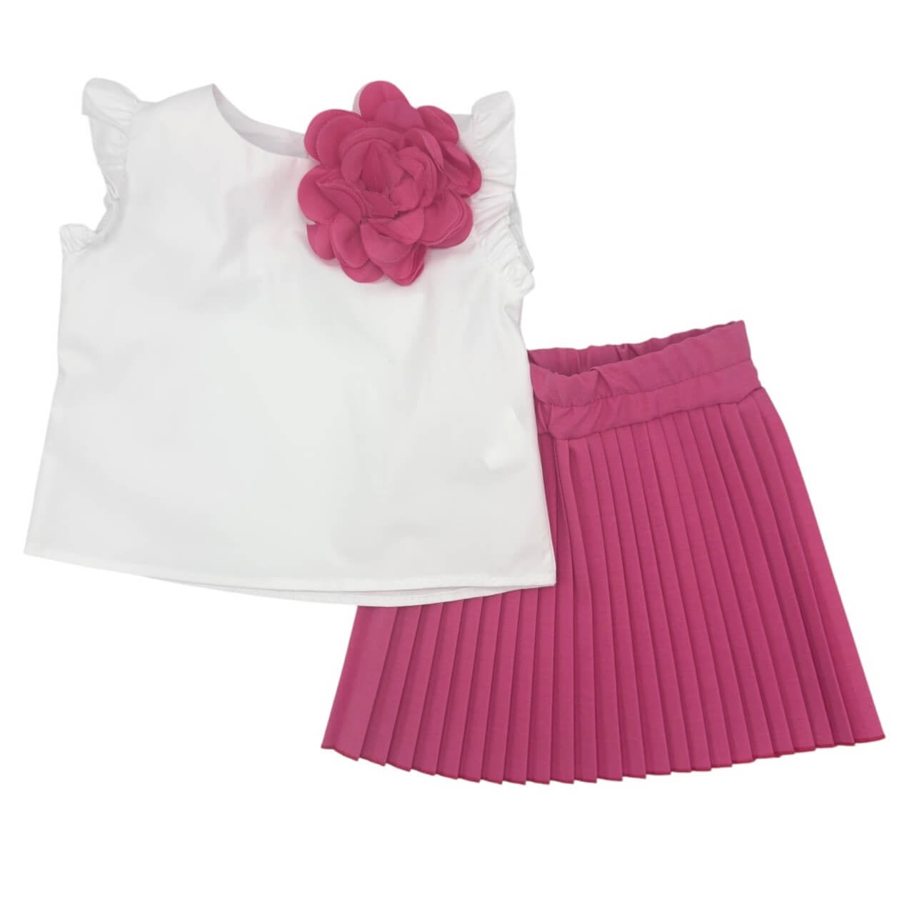 Kompletter Faltenrock für Mädchen