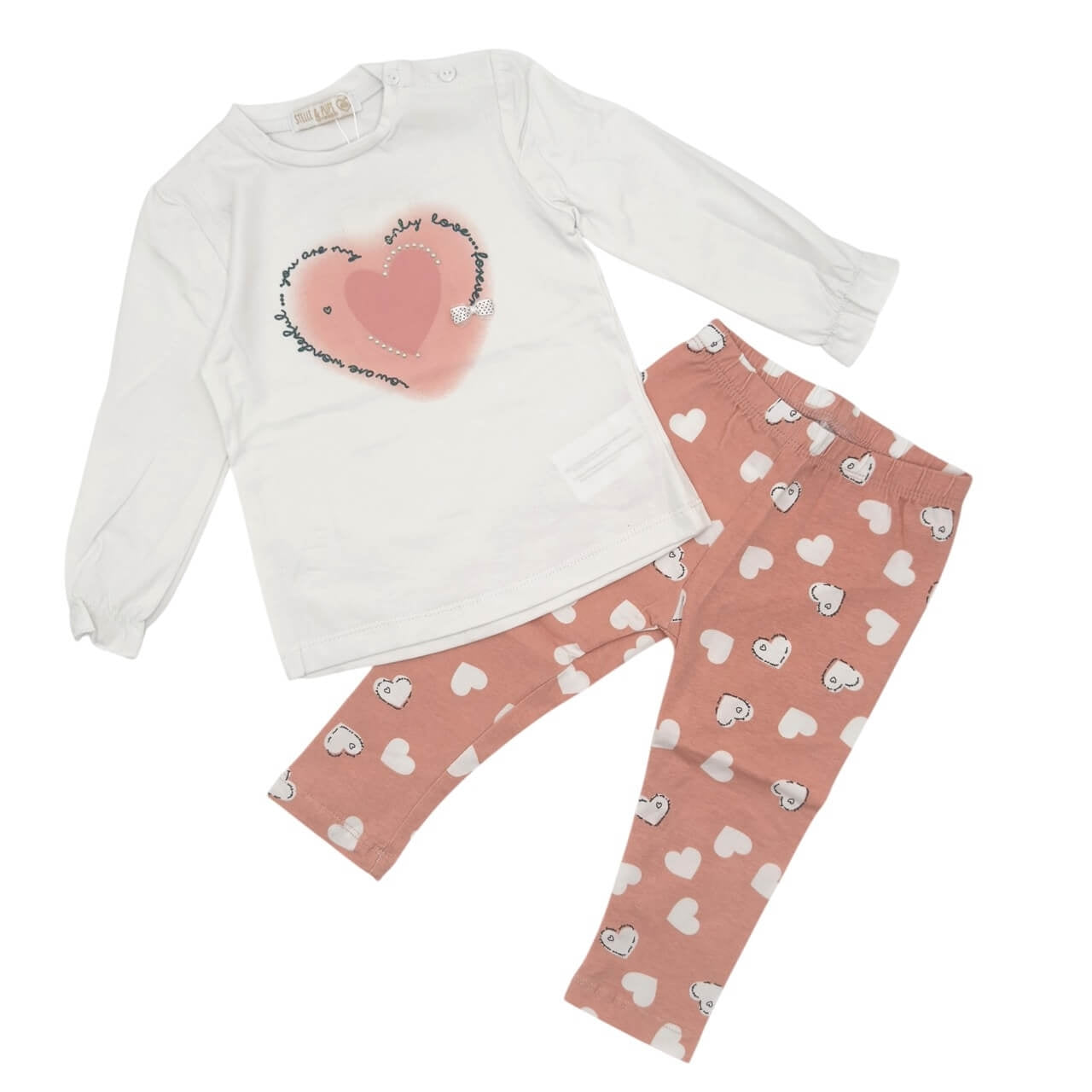 Baby-Mädchen-Baumwoll-Outfit