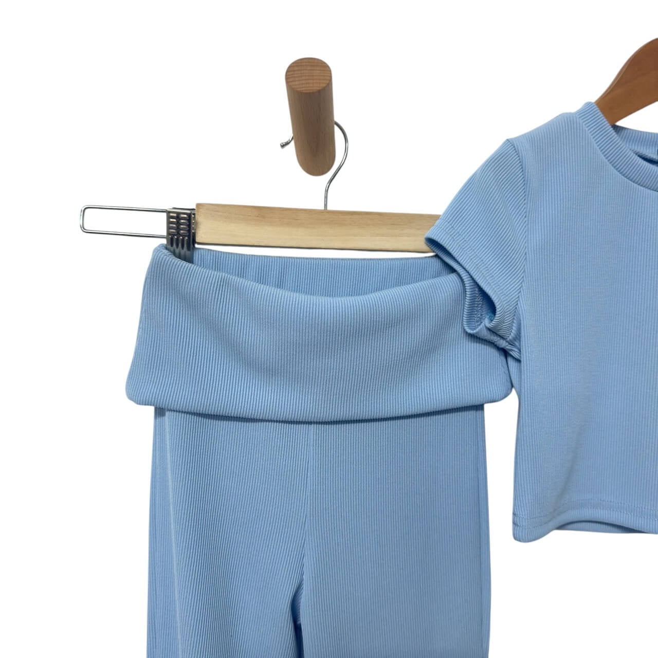 Geripptes Baby-Mädchen-Set