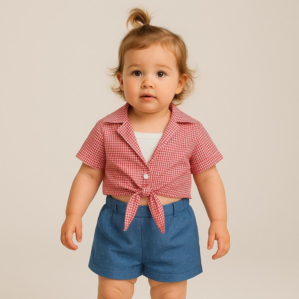 Sommerliches Baby-Outfit