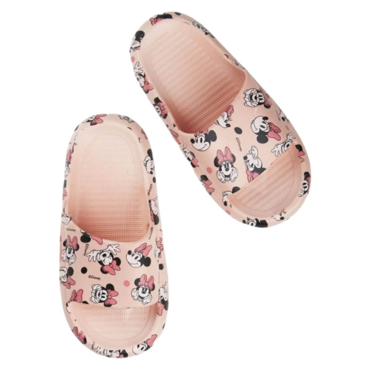 Gummi-Hausschuhe mit Minnie Maus