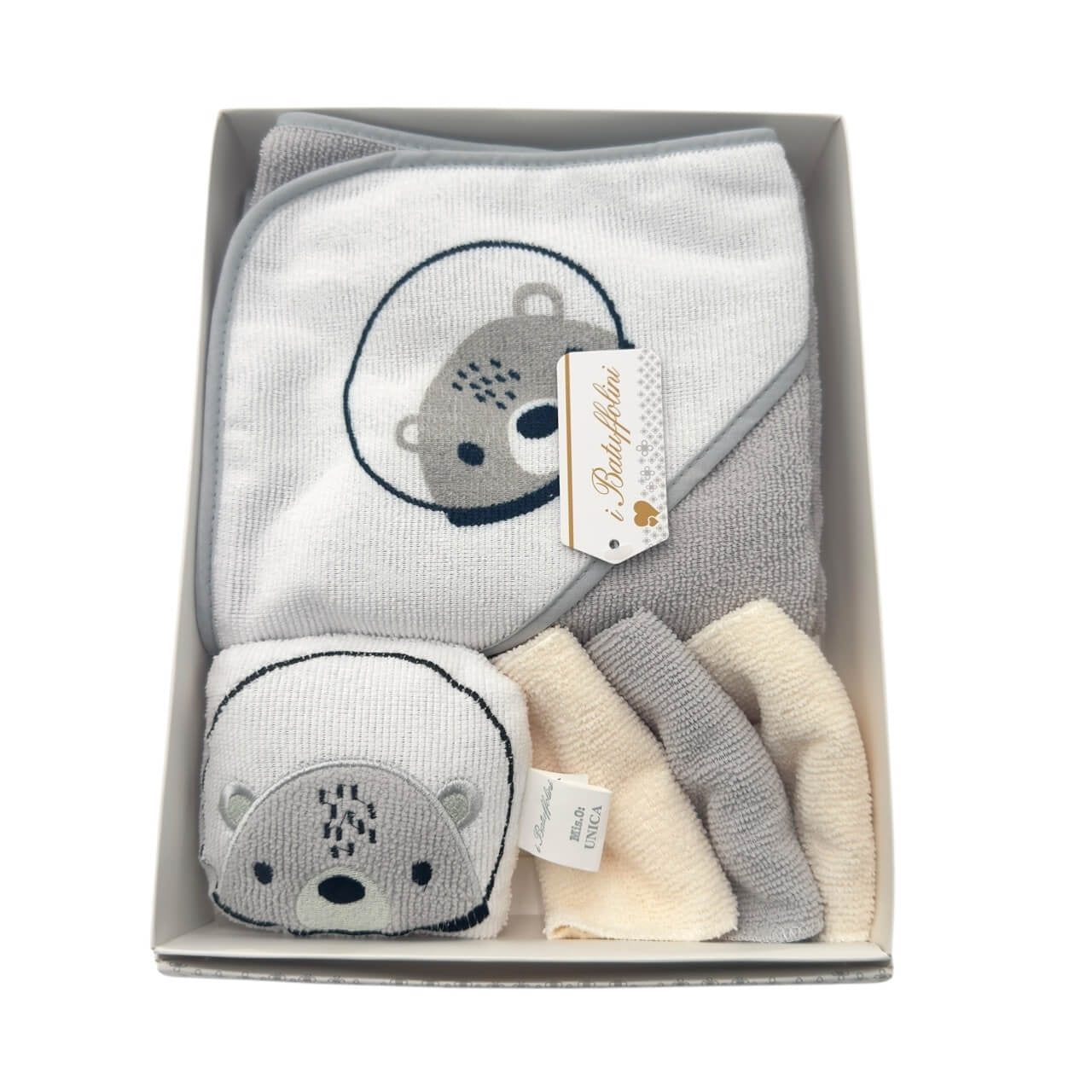 5-teiliges Dreieck-Bademantel-Set