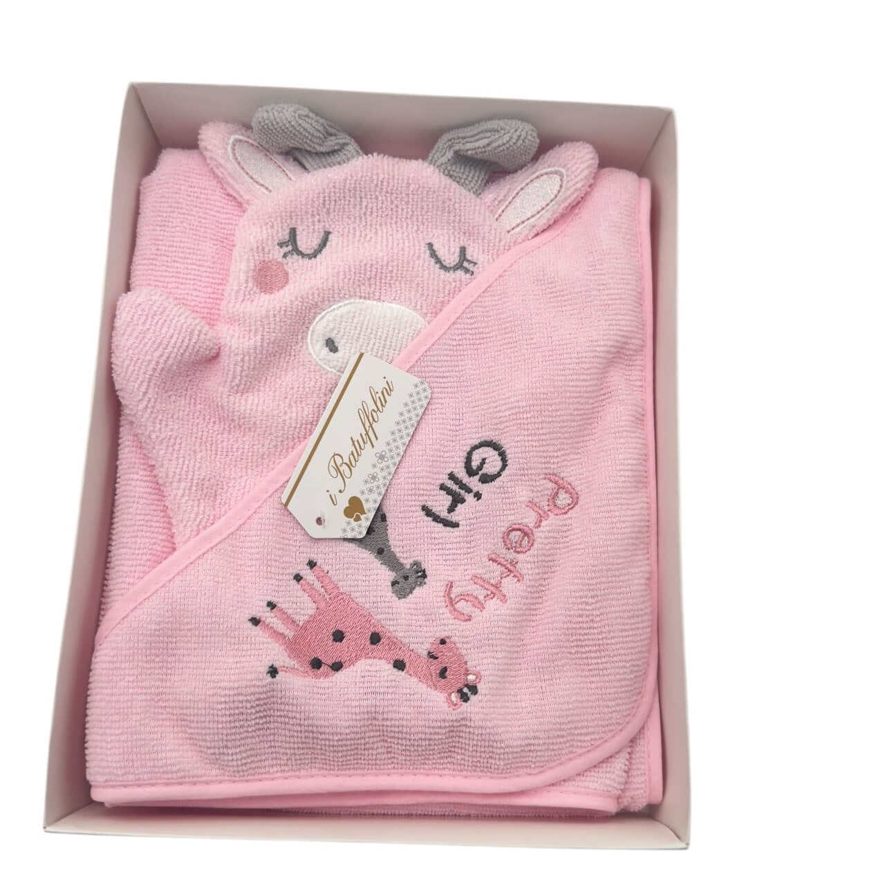 2-teiliges Dreieck-Bademantel-Set