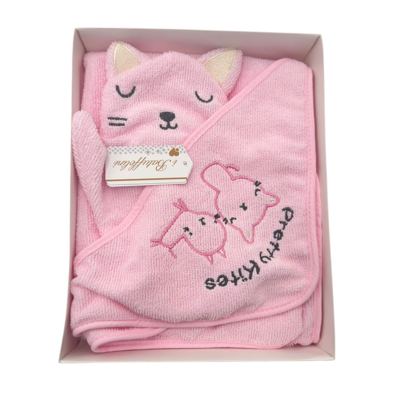 2-teiliges Dreieck-Bademantel-Set