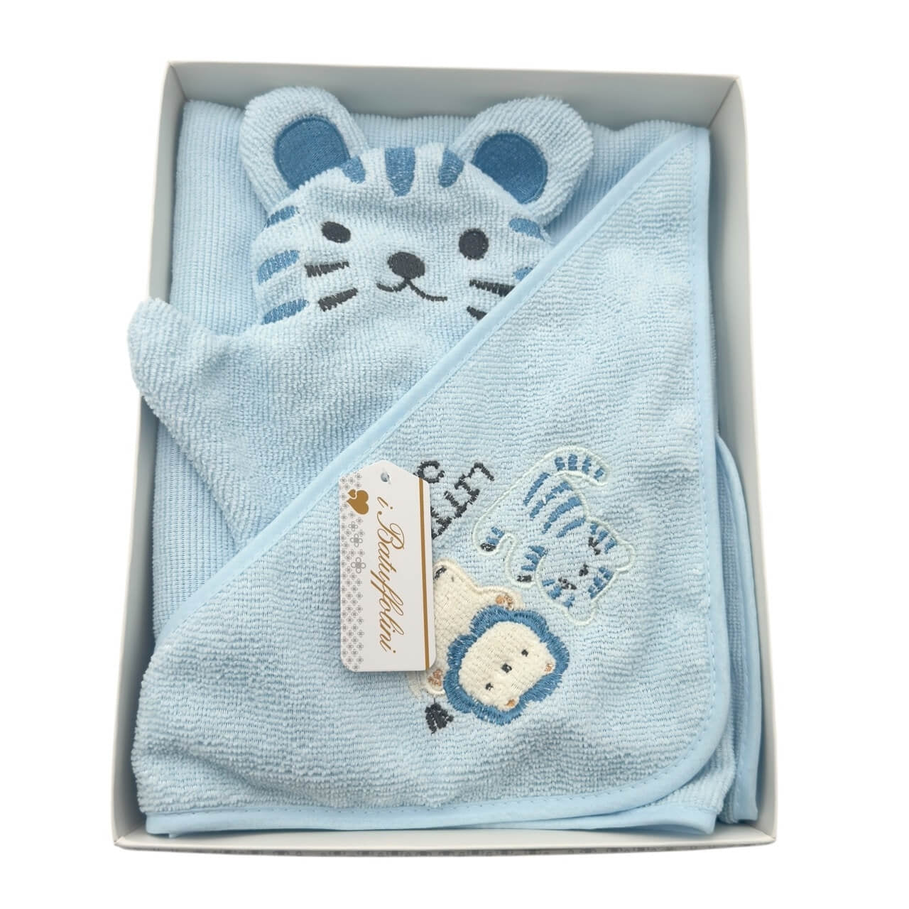 2-teiliges Dreieck-Bademantel-Set