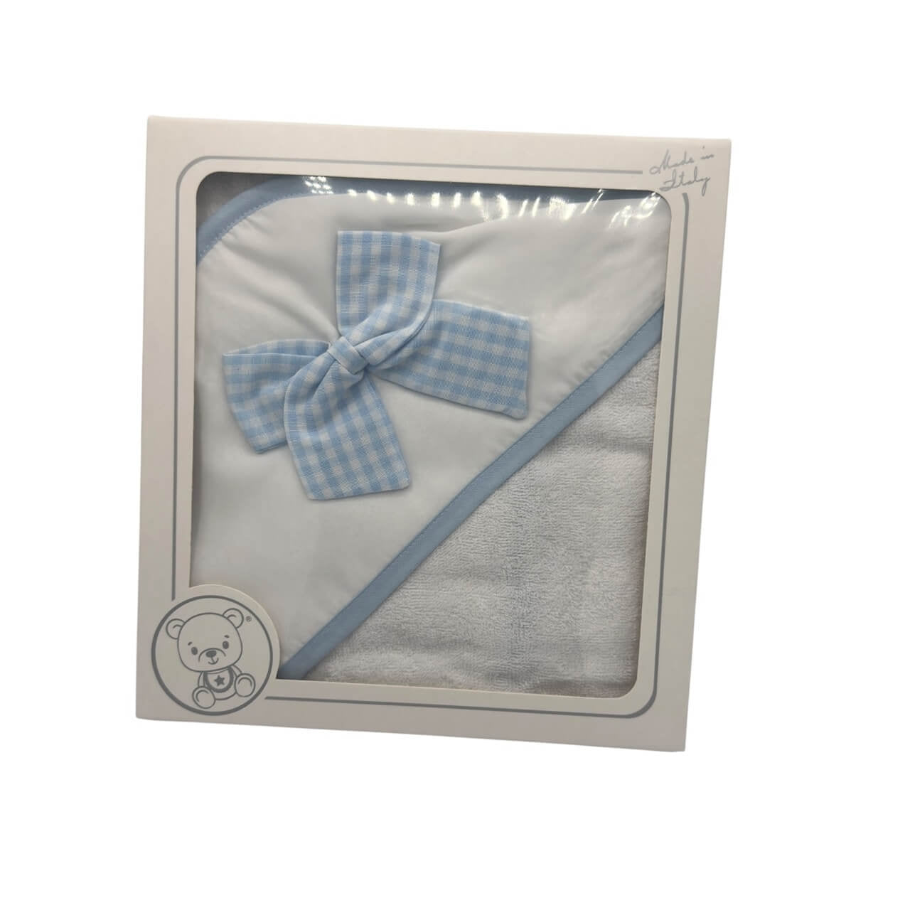 Dreieckiger Bademantel mit Schleife QUADRI