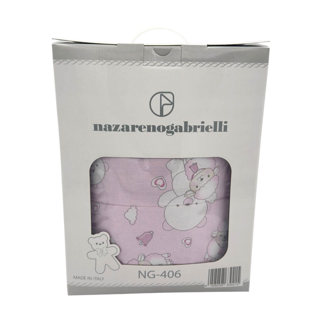 Doppelseitige Steppdecke mit Stoßfänger