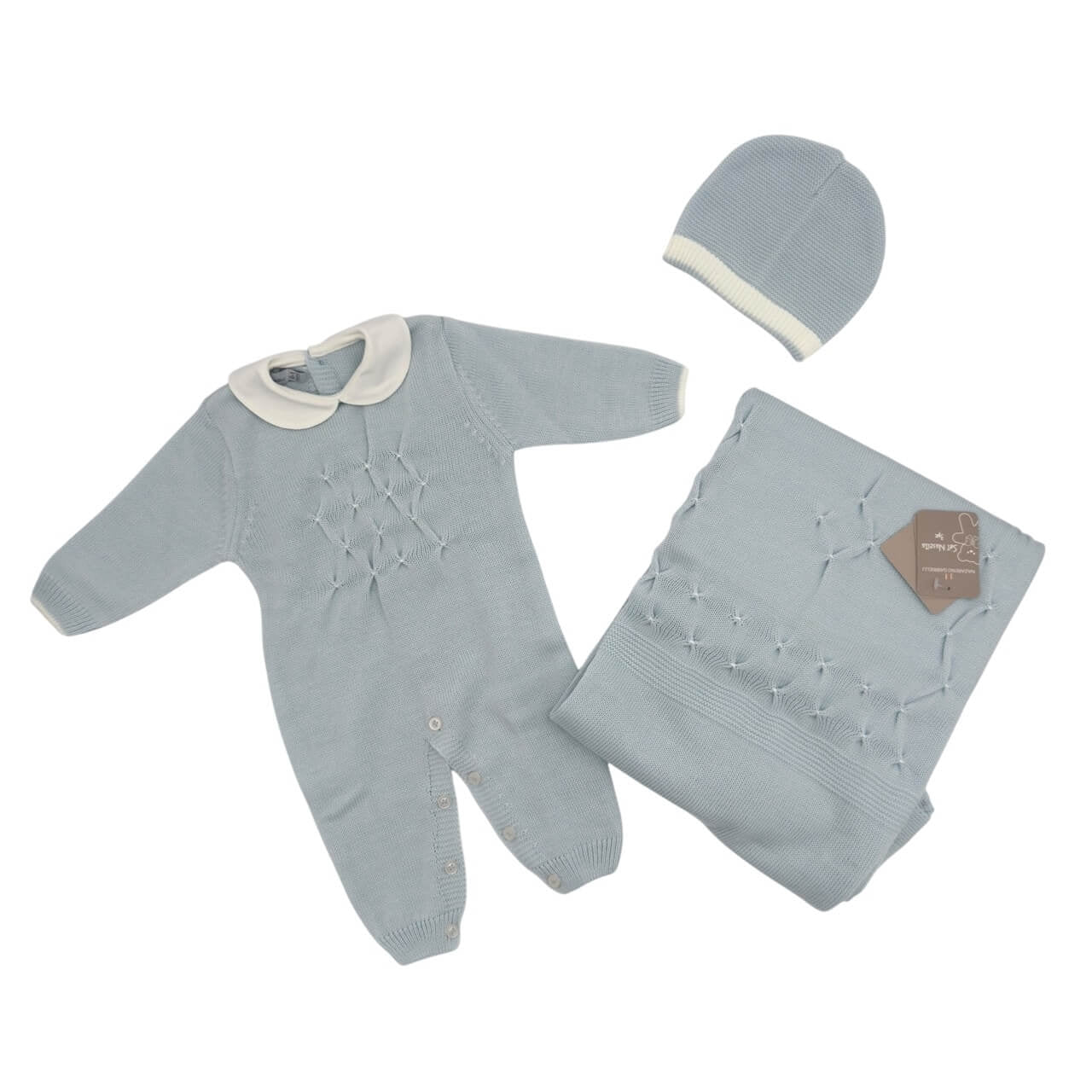 3-teiliges Set aus Nazareno Gabrielli-Wolle