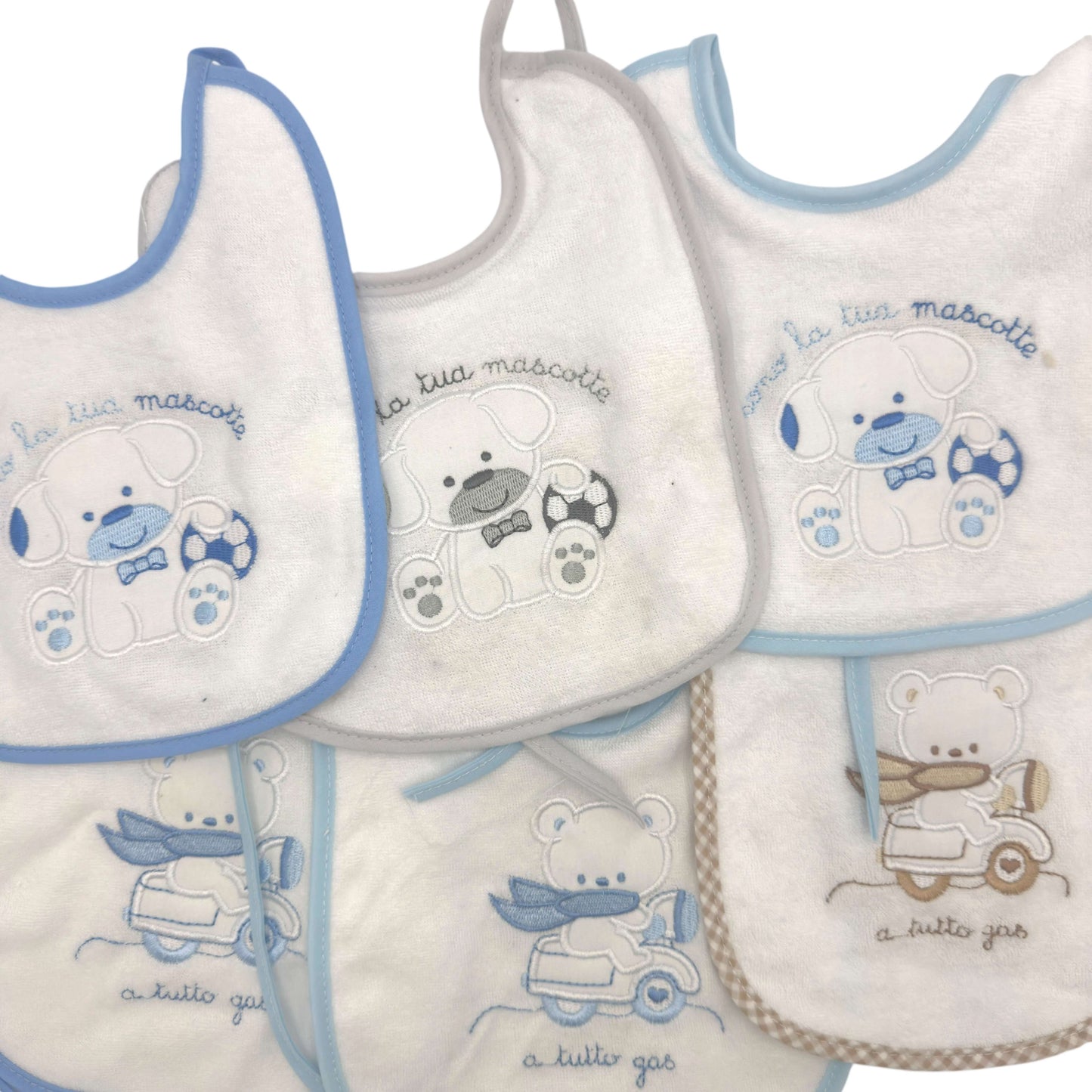 6 pastellfarbene Kliniklätzchen