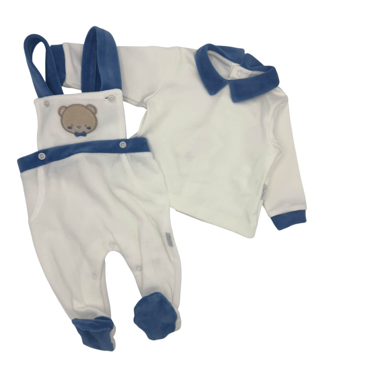 Chenille-Playsuit/Latzhose von Les Jolies