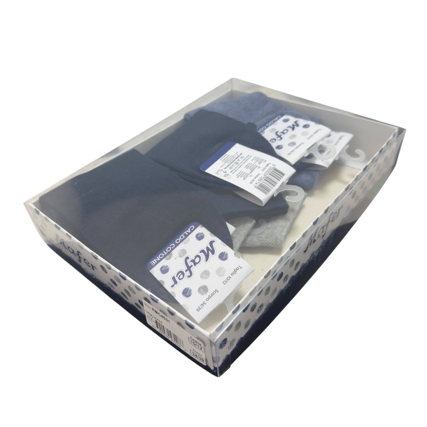 6 warme Baumwollsocken für Kinder