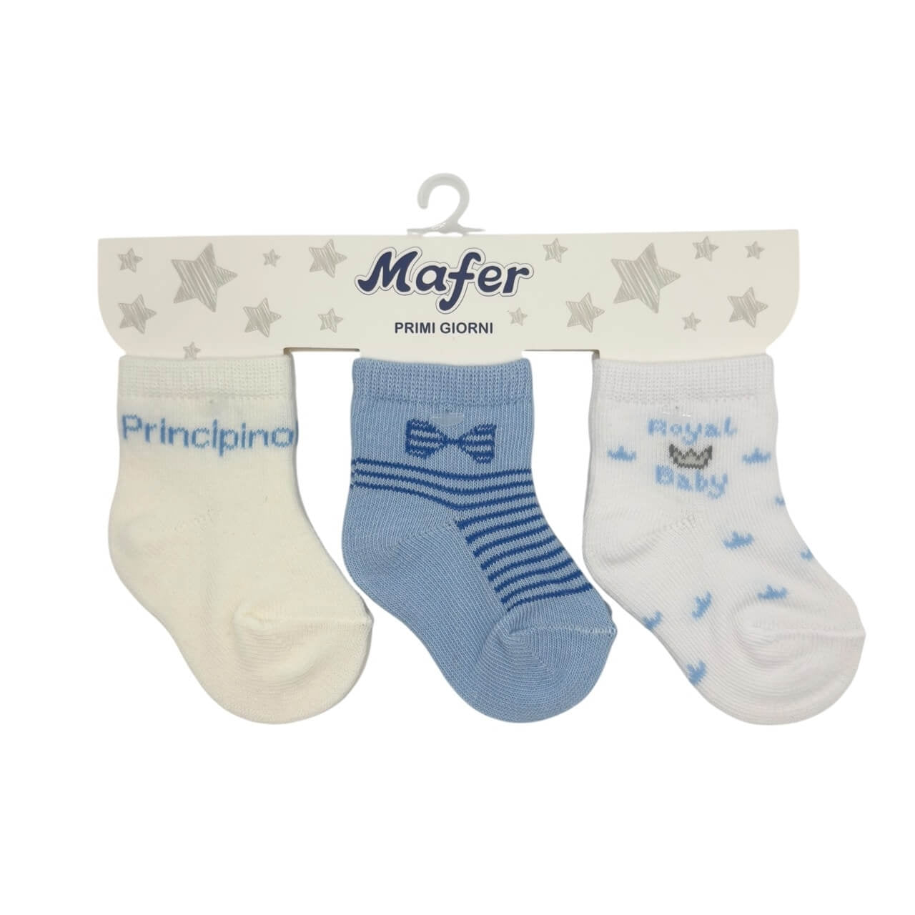 Tris warme Baumwollsocken 0/3 Monate