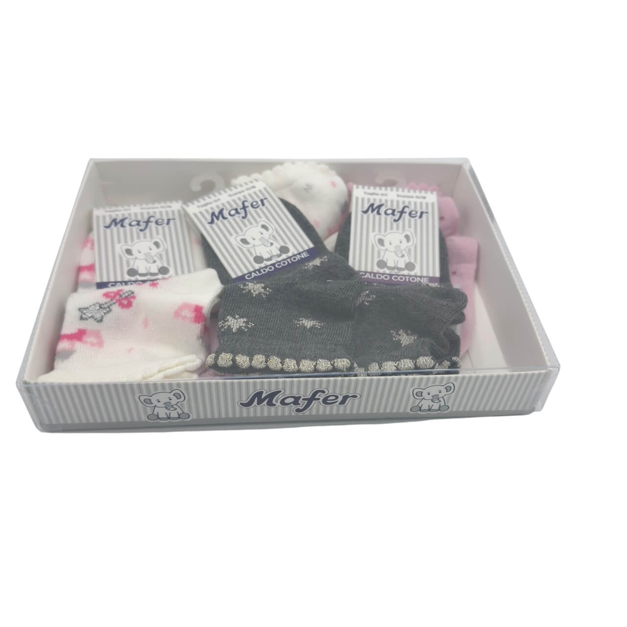 6 warme Baumwollsocken