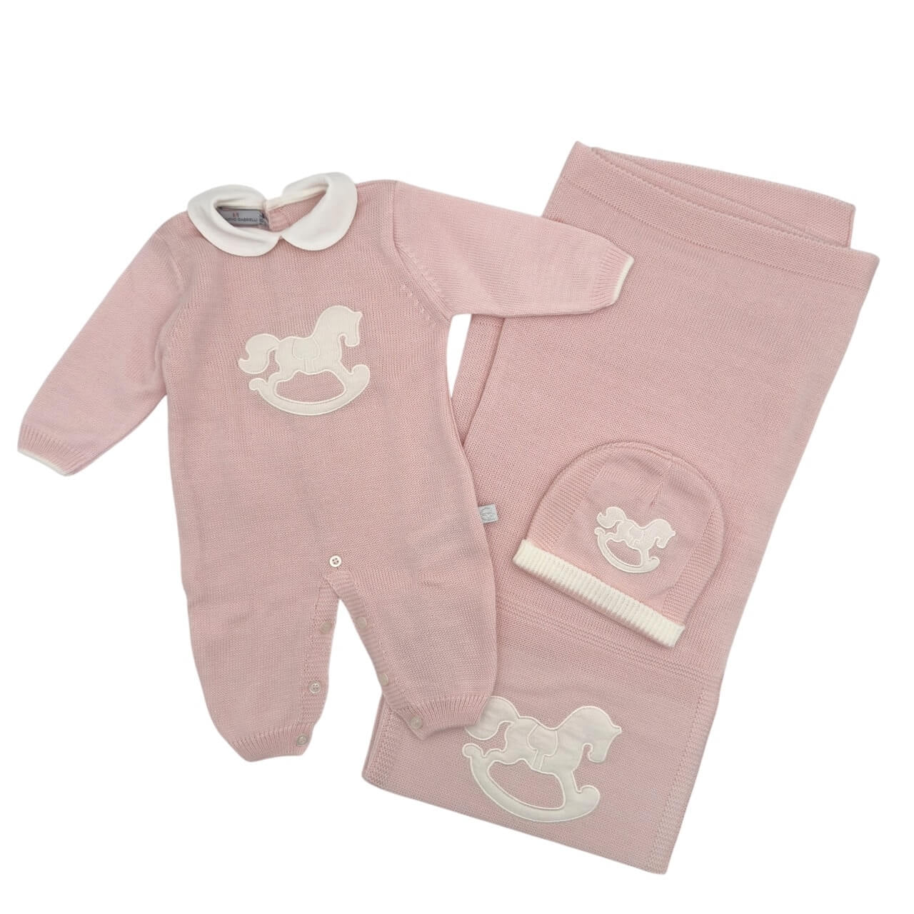 3-teiliges Set aus Nazareno Gabrielli-Wolle