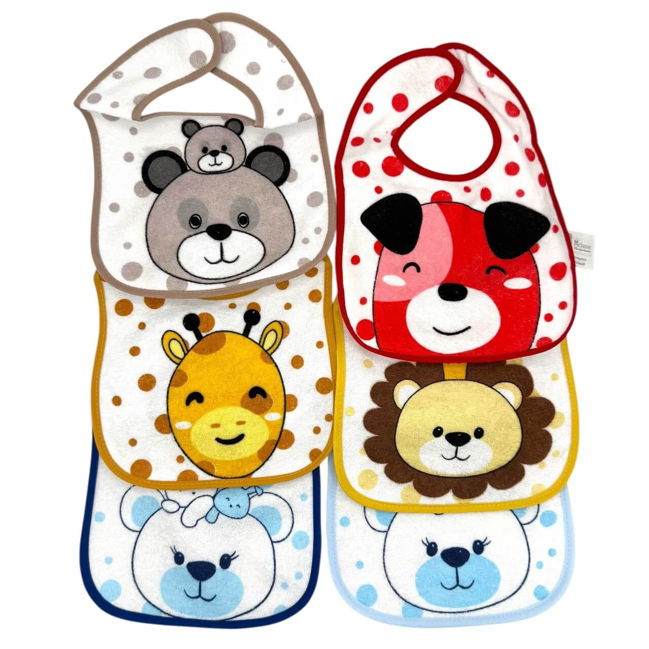 6 Melanie plastifizierte Rückenlatzhosen