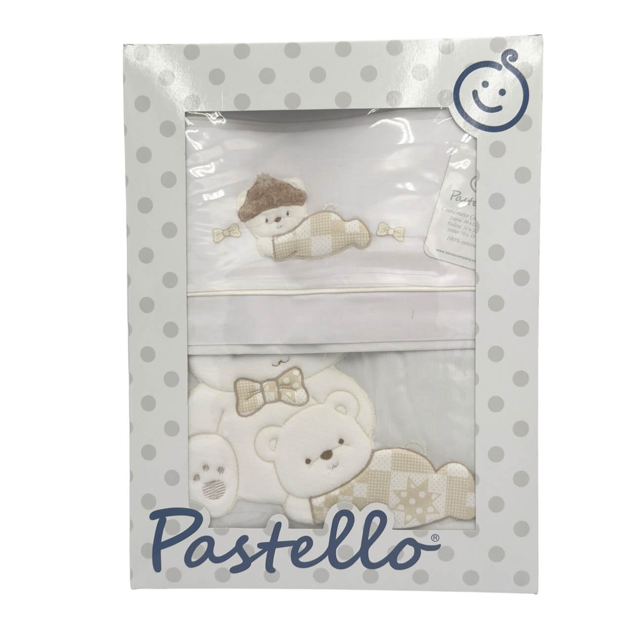 Completo Lenzuola + Trapunta Sfoderabile Culla/passeggino