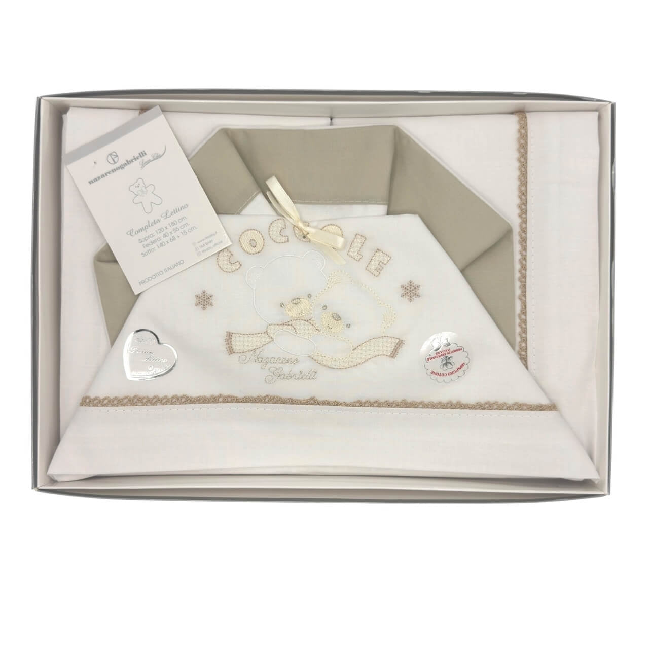 Completo Culla/Lettino 100% Cotone