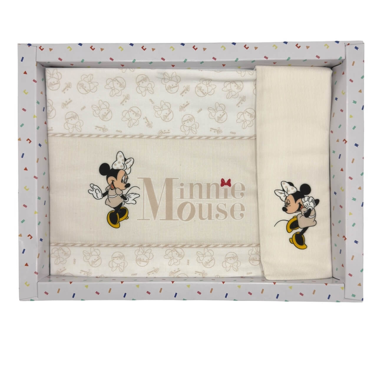Completo Lettino Minnie100% Cotone