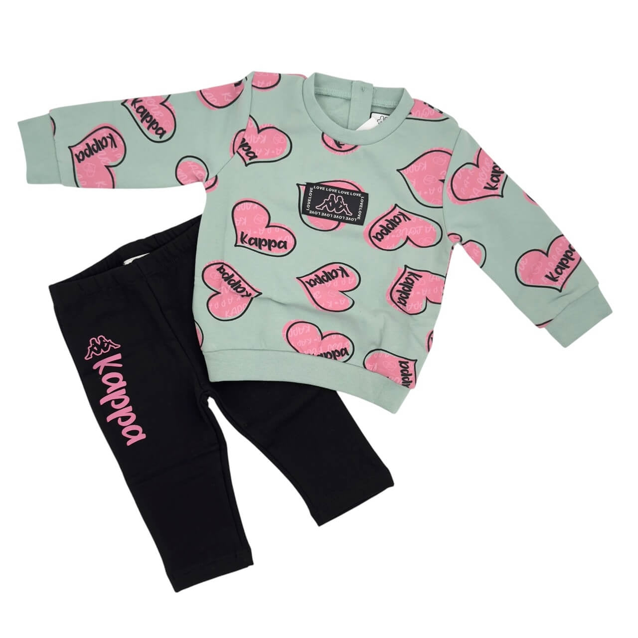 Tuta Felpata Kappa Neonata