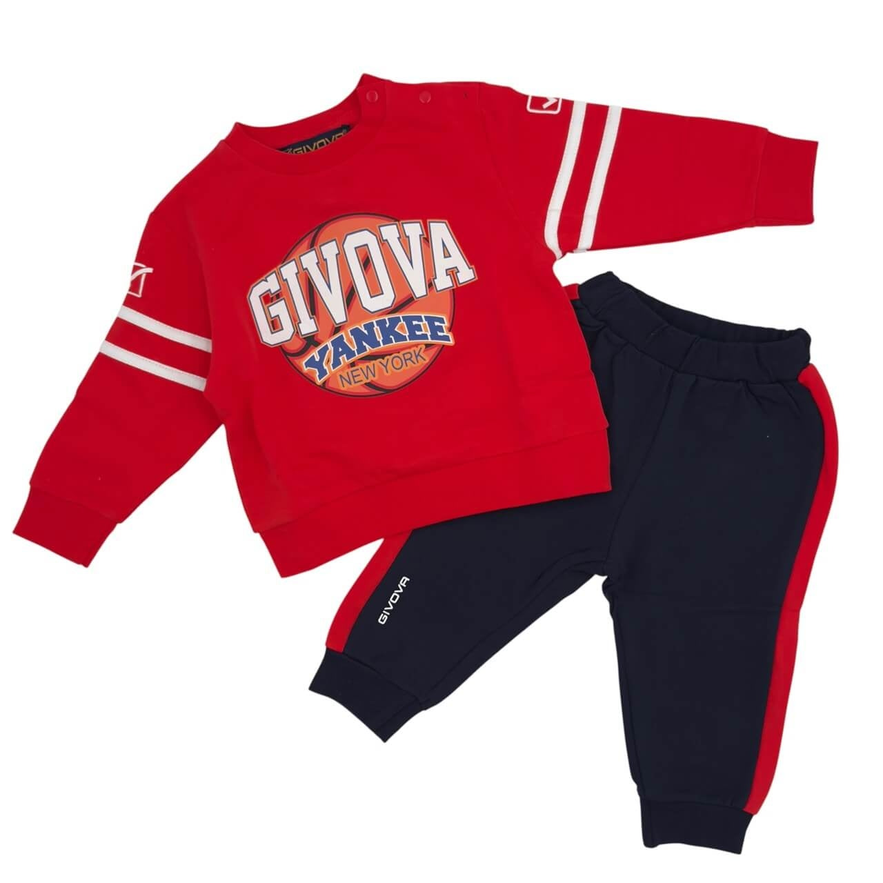 Tuta Felpata Givova Neonato