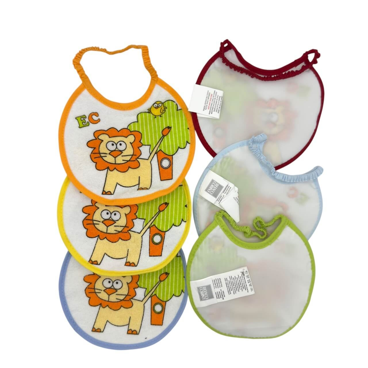 6 Bavette Enrico Coveri Con Molla Plastificata