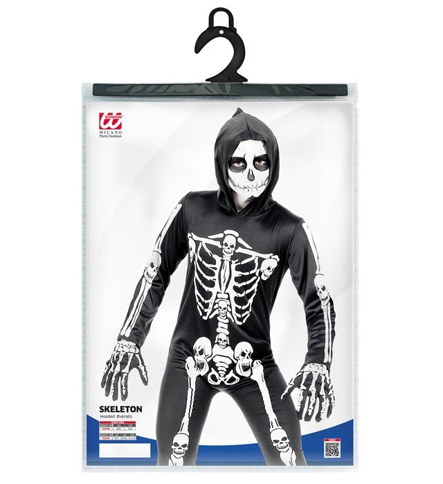 Costume da Scheletro con Cappuccio