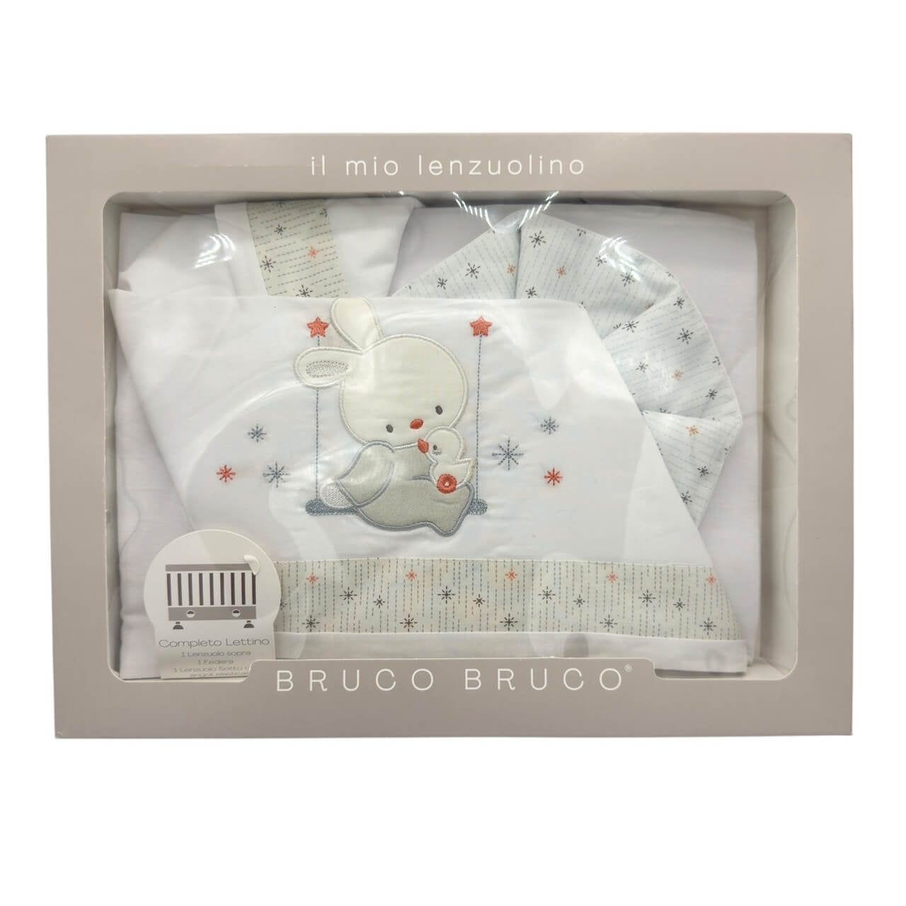 Completo Carrozzina Bruco Bruco 100% Cotone