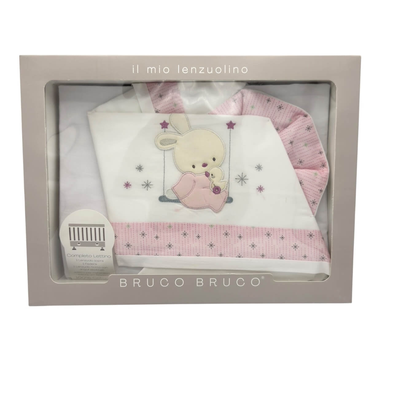 Completo Carrozzina Bruco Bruco 100% Cotone